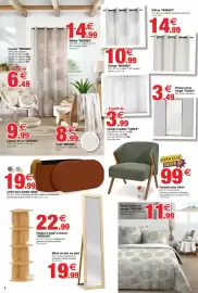 Catalogue Bazarland page 6: Fauteuil salon côté €99,00, MEKONG Parure housse de couette €11,99