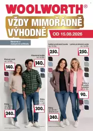 Woolworth leták Strana 1: Pletený svetr €140,00, Džíny €240,00