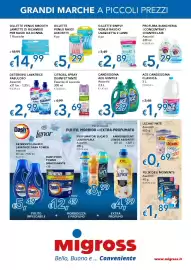 Volantino Migross Supermercati e Market Pagina 4: Gillette Venus rasoi assortiti €5,29, Candeggina Ace Gentile €3,29
