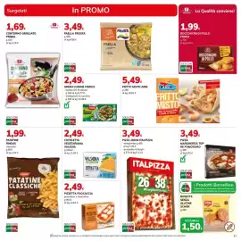 Volantino Basko Pagina 11: Cotoletta vegetariana Valsoia €2,49, Green Cuisine Findus bastoncini di spinaci €2,49