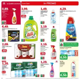 Volantino Basko Pagina 30: Vetri & superfici Primia €1,29, Detersivo piatti clean active svelto €2,19