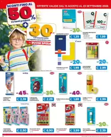 Volantino Mercatò Big Pagina 6: Mister Memo pad blocchi €2,99, Forbici scuola Selex €1,89