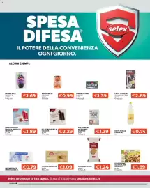 Volantino Mercatò Pagina 18: Crackers salati Selex €1,24, Bibita tonica lemon pet €0,74