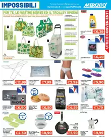 Volantino Mercatò Pagina 19: Set 3 coppe in vetro tonde con coperchio €8,90, Slip uomo Nottingham €2,99