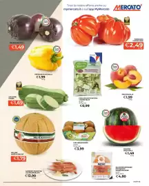 Volantino Mercatò Pagina 5: Insalata mista natura chiama selex €0,99, Pesche gialle €1,99