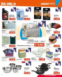 Volantino Mercatò Extra Pagina 19: Completo letto 'Corinto' €16,90, Scendibagno Werner €6,90