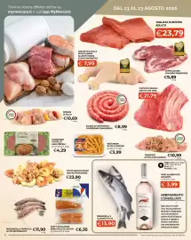 Volantino Mercatò Extra Pagina 4: Costata di bovino adulto con osso €21,79, Bastoncini di pollo Martini €3,99