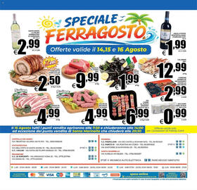 Volantino DEM Pagina 20: Cioli Porchetta d'Ariccia IGP €2,50, Salsicce macinate di suino €4,99