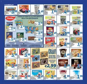 Volantino DEM Pagina 10: Frosta fishburger di merluzzo €1,99, Algida Cornetto Soft €2,79