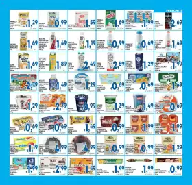 Volantino DEM Pagina 13: Nestlé Fruttolo Smarties Yogurt €0,69, Danone Danette Mars/Twix €1,99