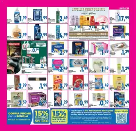 Volantino DEM Pagina 19: Carefree salvasilip cotton ripiegato €2,49, Consilia bicchieri trasparenti €1,29
