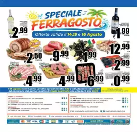 Volantino DEM Pagina 20: Cioli Porchetta d'Ariccia IGP €2,50, Salsicce macinate di suino €4,99