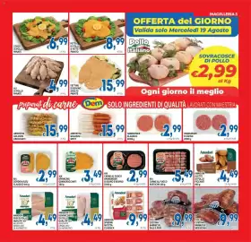 Volantino DEM Pagina 5: Amadori spiedini ricetta classica €9,99, Ali di pollo panate €4,99