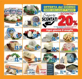 Volantino DEM Pagina 7: Lattebusche formaggio Pennanera Asiago DOP riserva €11,99, Plac provolone piccante €9,99