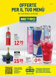 Volantino Metro Pagina 1: Red Bull Energy Drink €0,85, Champagne brut Henri de Verlaine €15,99