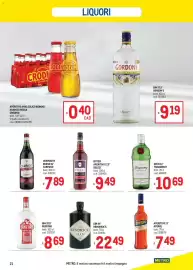 Volantino Metro Pagina 21: Hendrick's Gin €22,49, Vermouth rosso Carpano €7,89