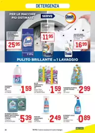 Volantino Metro Pagina 25: Super mop lavapavimenti Tonkita €2,49, Gel wc disinfettante/candeggina ace €1,59