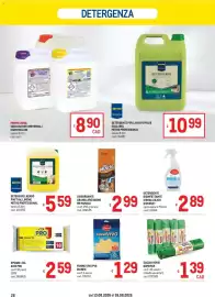 Volantino Metro Pagina 26: Panno Vivo PVA Dianex €1,29, Disgorgante granulare bagno Mr Muscle €2,99