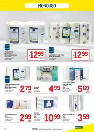 Volantino Metro Pagina 27: Tovaglie Ahkad €10,99, Asciugatutto in Cartatex Metro Professional €12,99