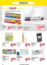 Volantino Metro Pagina 28: Bicchieri PLA Ilip €5,59, Coppe gelato bio Metro Professional €4,49