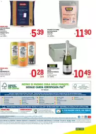 Volantino Metro Pagina 40: The San Benedetto €0,28, Pasta di semola Barilla Spaghetti n° 5 €5,39