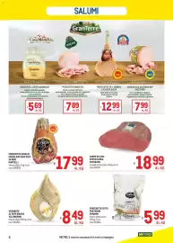 Volantino Metro Pagina 5: Prosciutto crudo di Parma DOP senz'osso Martelli €17,99, Sgambato al pepe bianco valtiberino €8,49