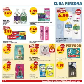 Volantino PENNY Pagina 17: Colgate dentifricio €1,99, Patè Monoprotein Special Dog Excellence €1,09