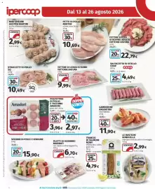 Volantino Ipercoop Pagina 10: Mini spiedini gustosi martini €2,99, Spiedini di pesce e verdure €15,90