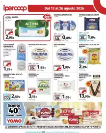 Volantino Ipercoop Pagina 12: Mozzarella Vallelata €3,15, Ricottine Santa Lucia €0,89