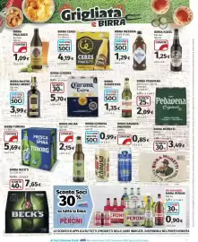 Volantino Ipercoop Pagina 17: Birra Messina cristalli di sale €1,29, Birra Ceres €4,19