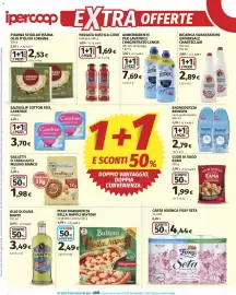 Volantino Ipercoop Pagina 2: Ammorbidente per lavatrice concentrato Lenor €7,69, Passata rustica Cirio €1,69