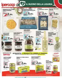 Volantino Ipercoop Pagina 22: Filetti di sgombro Angelo Parodi €2,69, Trancio di tonno Angelo Parodi €2,99