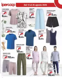 Volantino Ipercoop Pagina 28: Pantaloni donna €6,00, T-shirt donna €6,00