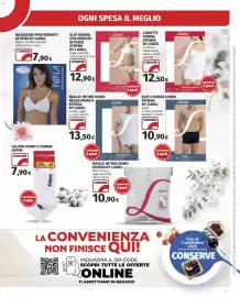 Volantino Ipercoop Pagina 29: Slip donna con inserto in pizzo Athena by Liabel €12,90
