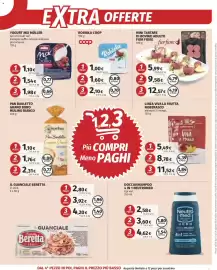 Volantino Ipercoop Pagina 3: Robiola Coop €1,00, Yogurt mix Müller €1,10