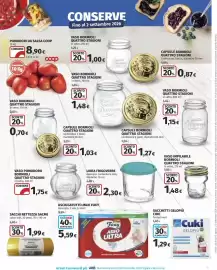 Volantino Ipercoop Pagina 31: Sacchetti gelopiu Cuki €1,29, Pomodori da salsa Coop €8,90