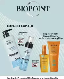 Volantino Ipercoop Pagina 40: Biopoint Solare Spray on Oil, Shampoo delicato Biopoint €4,99