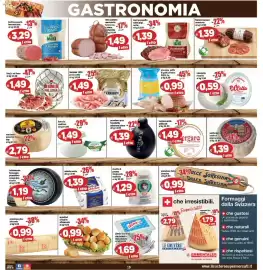 Volantino Il Castoro Supermercati Pagina 10: Burrata andriese €1,49, Lenti prosciutto cotto grigl. rustic. €1,39