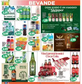 Volantino Il Castoro Supermercati Pagina 16: Tuborg zero lemon €2,19, Birra tuborg €0,79