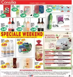 Volantino Il Castoro Supermercati Pagina 20: Consilia bresaola valtellina igp €3,99, Consilia prosciutto cotto fetta €1,49