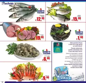 Volantino Pewex Pagina 10: Cozze Italia €1,99, Pesce Spada Tranci €19,99