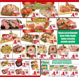 Volantino Pewex Pagina 9: Arista suino trancio €5,99, Coniglio intero €6,99