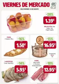Folleto Masymas semana 33 Página 7: Asturiana - carne €12,95, Langostino €5,95