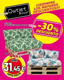 Catálogo Outlet Hogar Página 5: Set de 3 gojines para palet €31,45