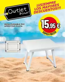 Catálogo Outlet Hogar Página 7: Pvc - mesa plegable pvc aperitivo playa €15,95