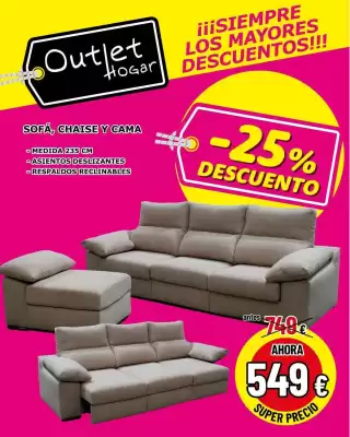 Outlet Hogar (válido hasta el 25-08)