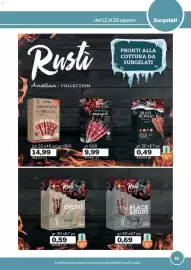 Volantino GrosMarket Pagina 11: Rusti ovino €0,59, Rusti Burger €0,49