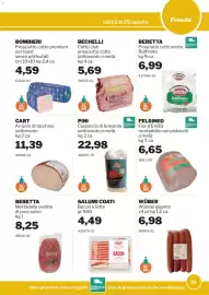 Volantino GrosMarket Pagina 21: Bechelli Cotto club prosciutto cotto €5,69, Pini Carpaccio di bresaola €22,98