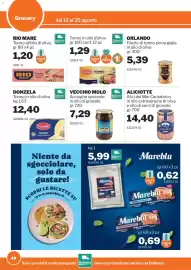 Volantino GrosMarket Pagina 48: Tonno all'olio di oliva Rio mare €1,20, Tonno in olio di oliva Donzela €12,40