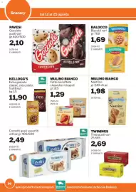 Volantino GrosMarket Pagina 50: Mulino Bianco Fette biscottate classiche, integrali €1,29, Gocci ole Pavesi Chocolate €2,10